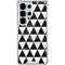 Geometric Marble Galaxy S25 Ultra Clear Case